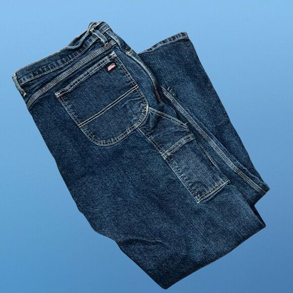 Men’s Dickies Classic Flex Carpenter Jeans Size 44x31 - Picture 3 of 6